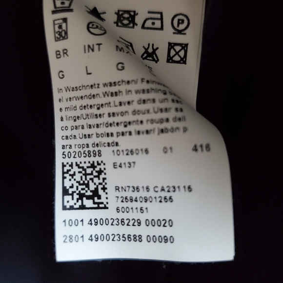 HUGO BOSS ladies sleek turtle neck top , super soft hand feel, L - Picture 8 of 8